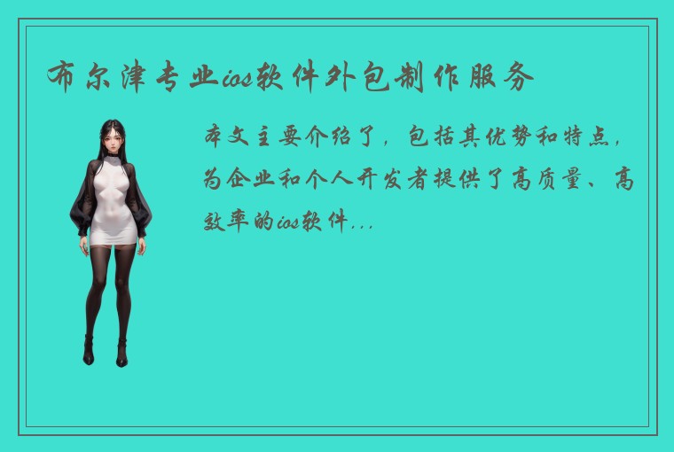 布尔津专业ios软件外包制作服务