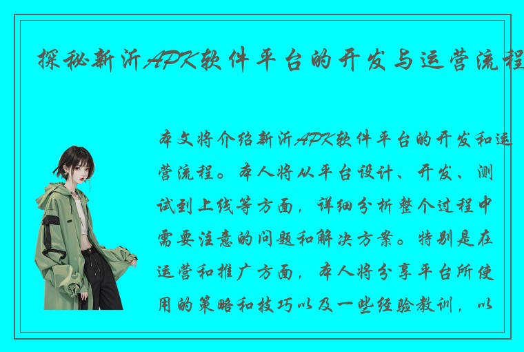 探秘新沂APK软件平台的开发与运营流程